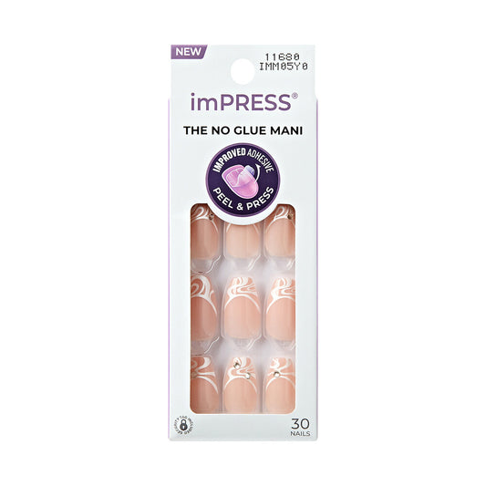 imPRESS No Glue French Manicure Press-On Nails - COY