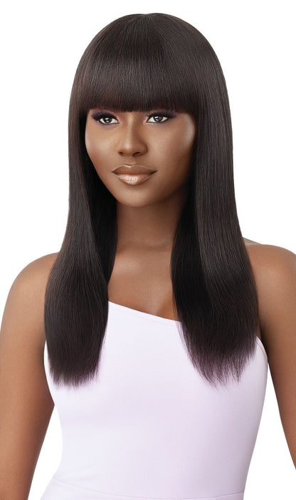 OUTRE Mytresses Purple Label 100% Unprocessed Human Hair Wig W&W Natural Curly 20"