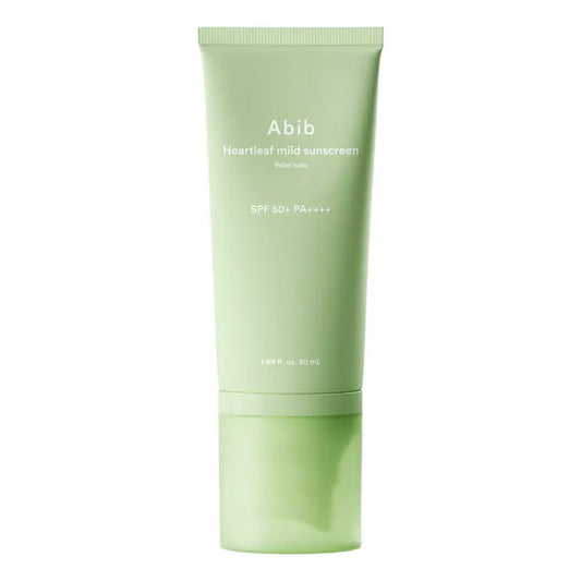 [Abib] Heartleaf Mild Sunscreen Relief Tube SPF 50+ PA++++ (1.69 oz)