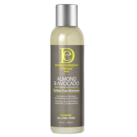 Design Essentials Almond & Avocado Detangling Sulfate Free Shampoo (6 oz)