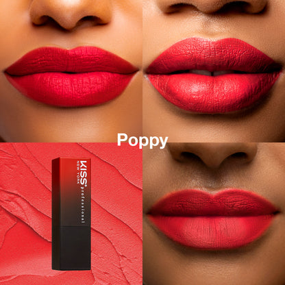 KISS New York Professional Richly Pigmented Satin Lipstick