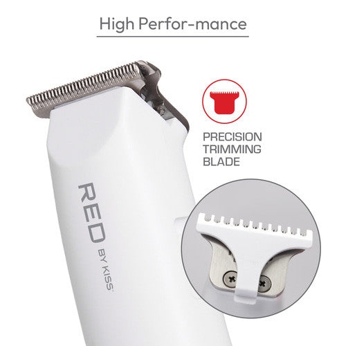 RED  Cordless Rechargeable Mini Trimmer