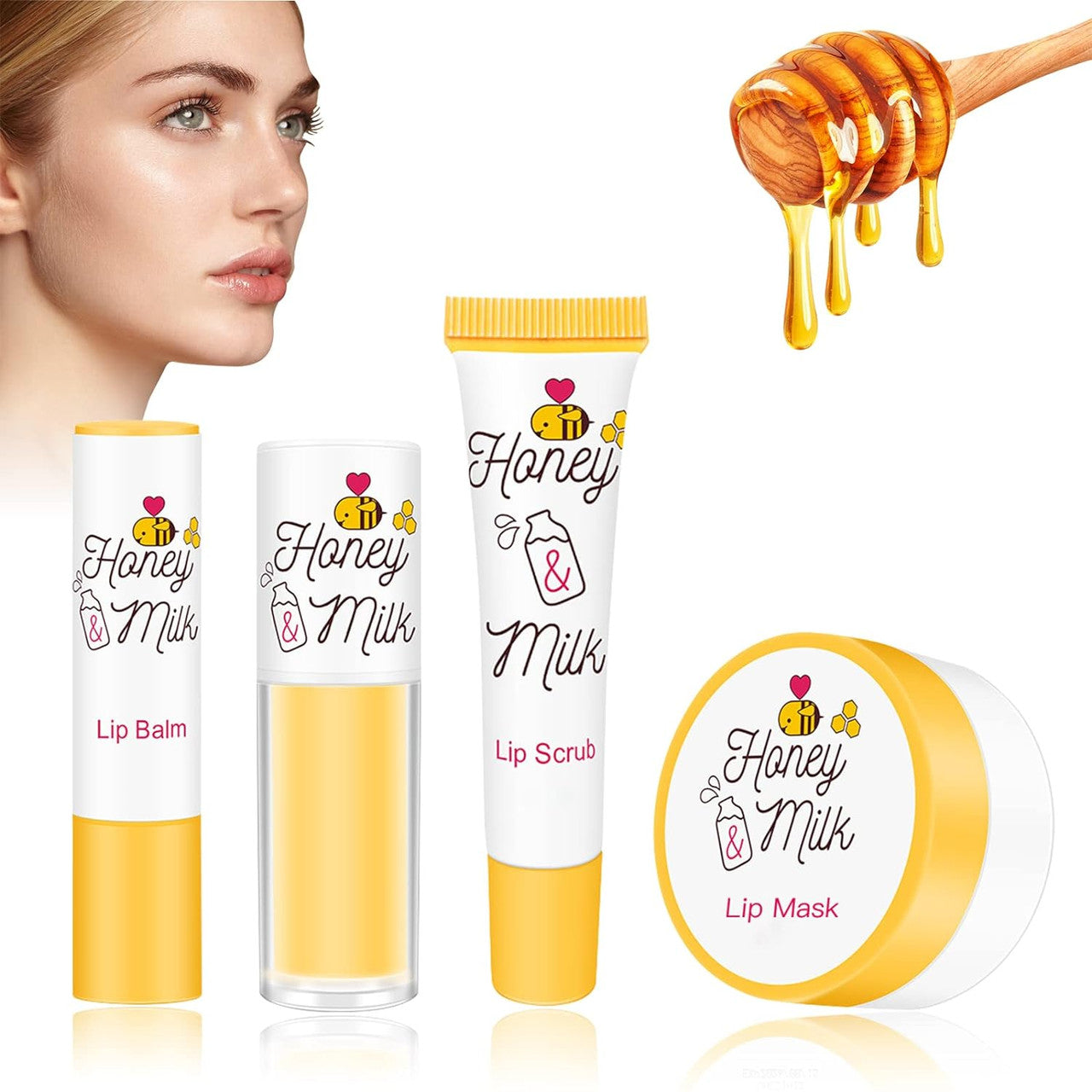 [A'PIEU] Honey & Milk Lip Balm