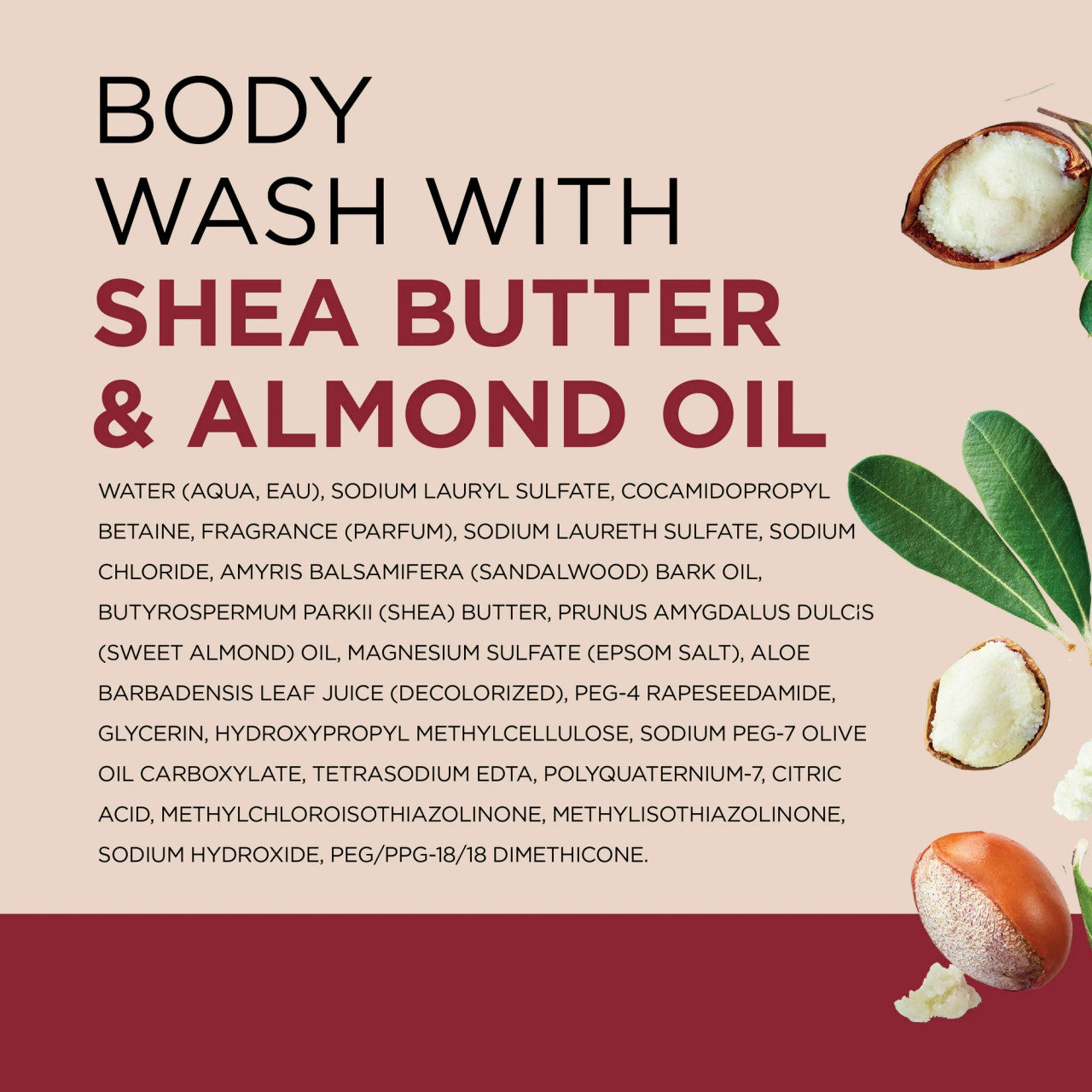Dr. Teal's Shea Butter & Almond Oil Body Wash with Pure Epsom Salt (24oz)