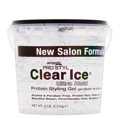 Ampro Pro Style Clear Ice Ultra Hold Protein Styling Gel - Ultra Hold