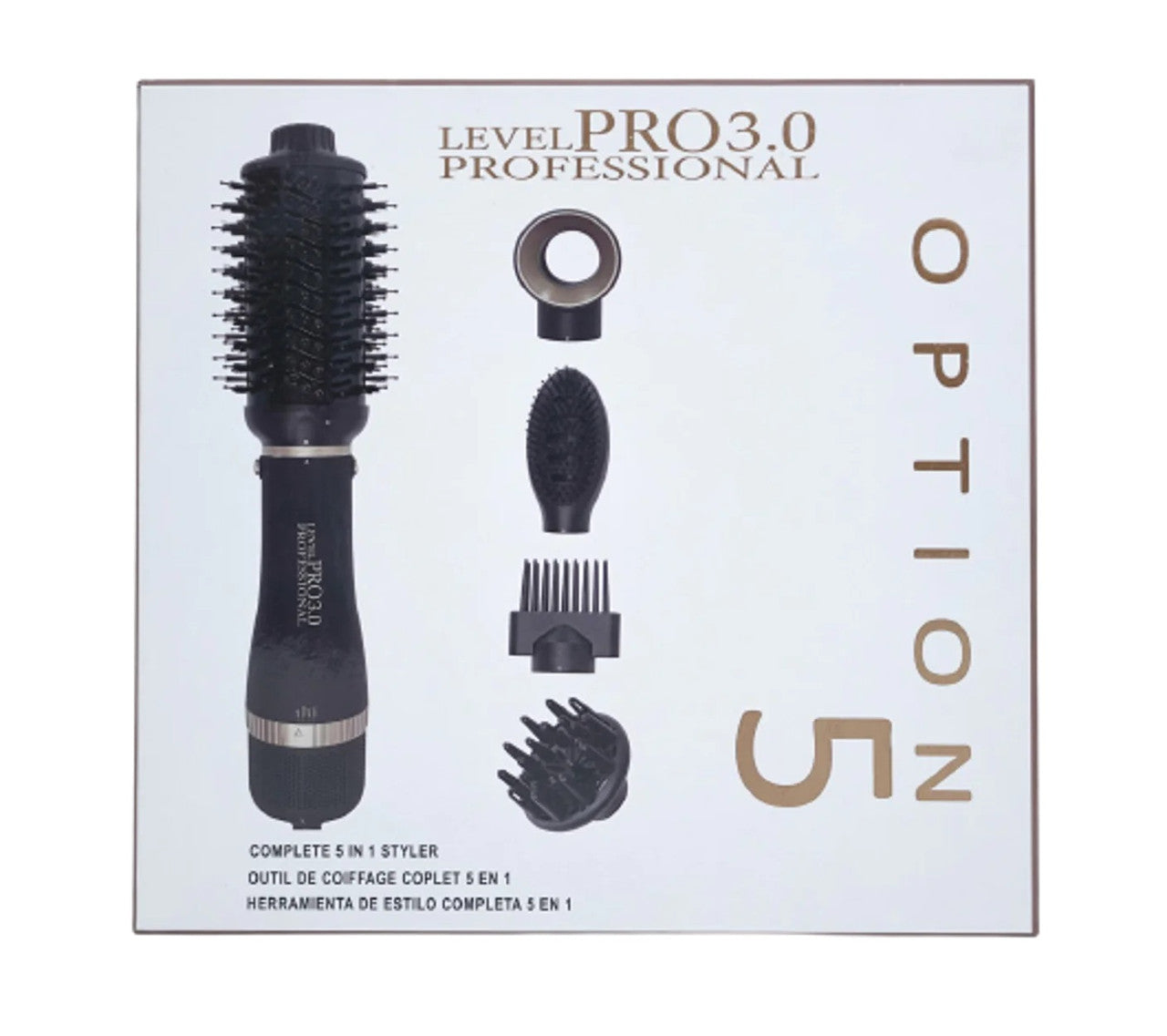 Level Pro 3.0 Professional OPTION 5 Complete 5 in 1 Styler
