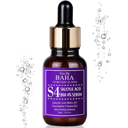 Cos De BAHA S4 Salicylic Acid BHA 4% Serum (1oz)