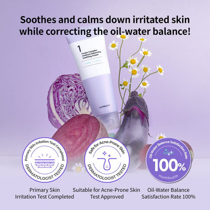 NUMBUZIN No.1 Purple Complex Moisture Balancing Soothing Cream (3.38 oz)