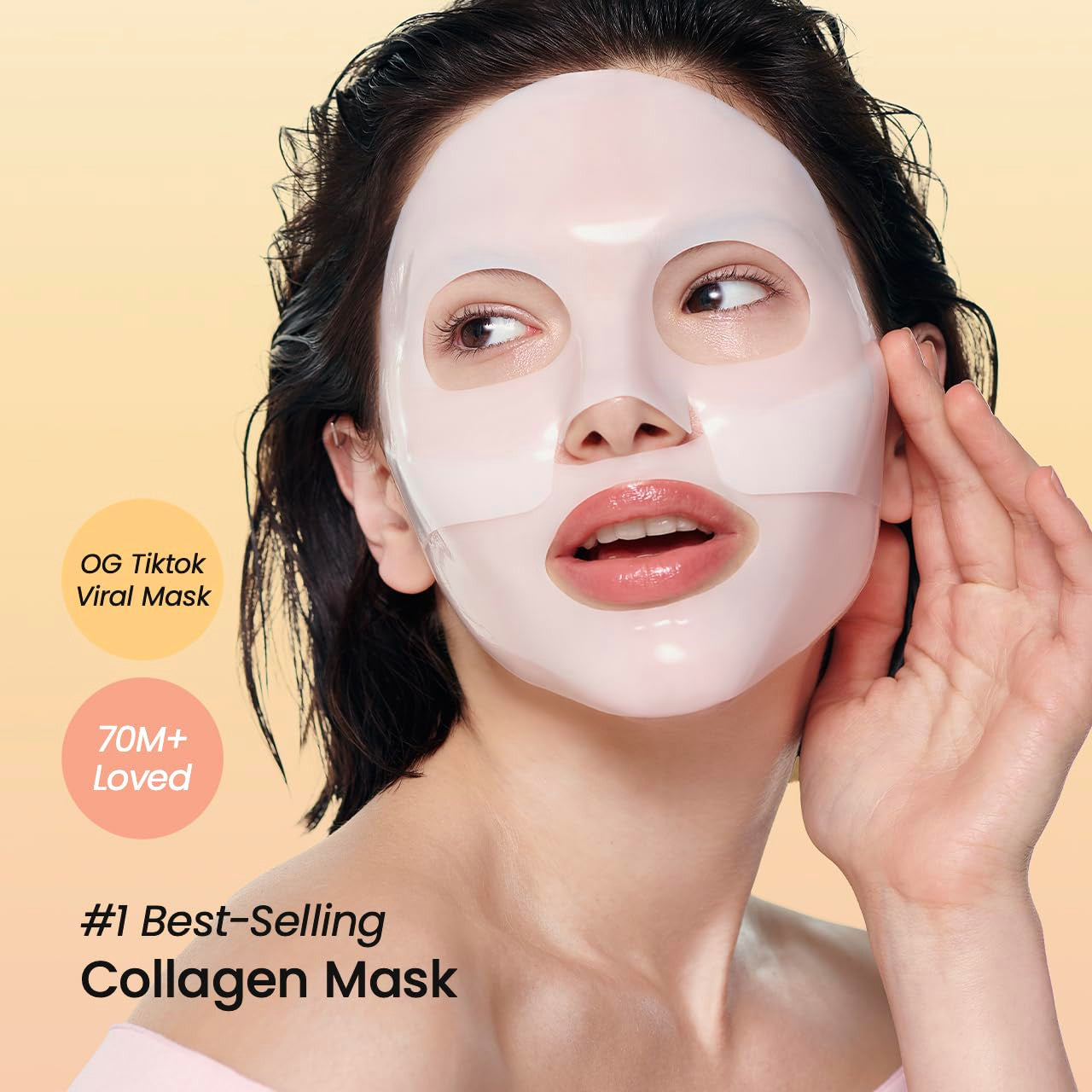 BIODANCE  Collagen Real Deep Hydrating Overnight Hydrogel Mask (1 Sheet)