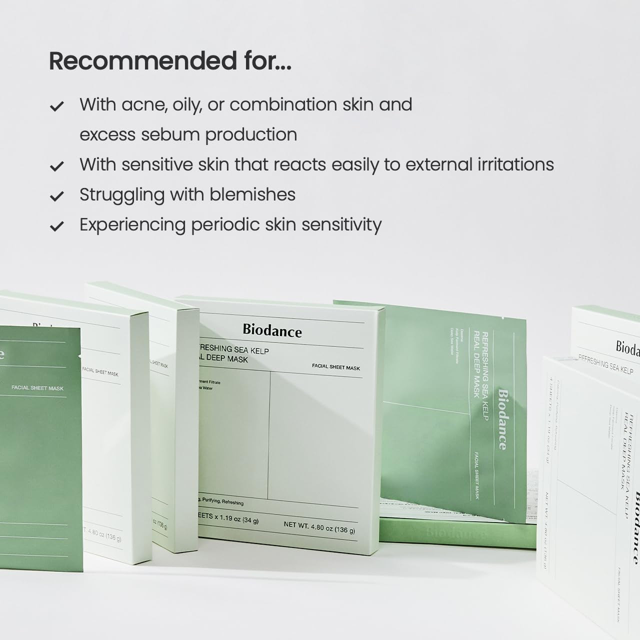 BIODANCE  Refreshing Sea Kelp Real Deep Mask (1 Sheet)