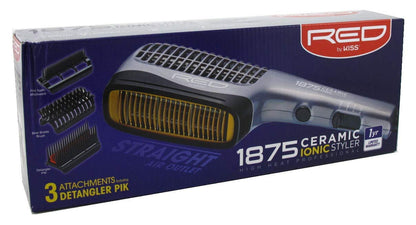 RED 1875 Ceramic Ionic Styler Dryer