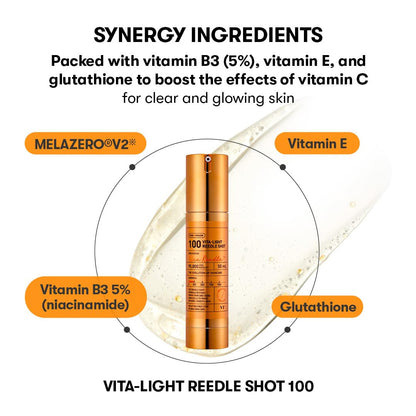 VT COSMETICS Vita-Light Reedle Shot 100 Microneedling Serum (1.69oz)