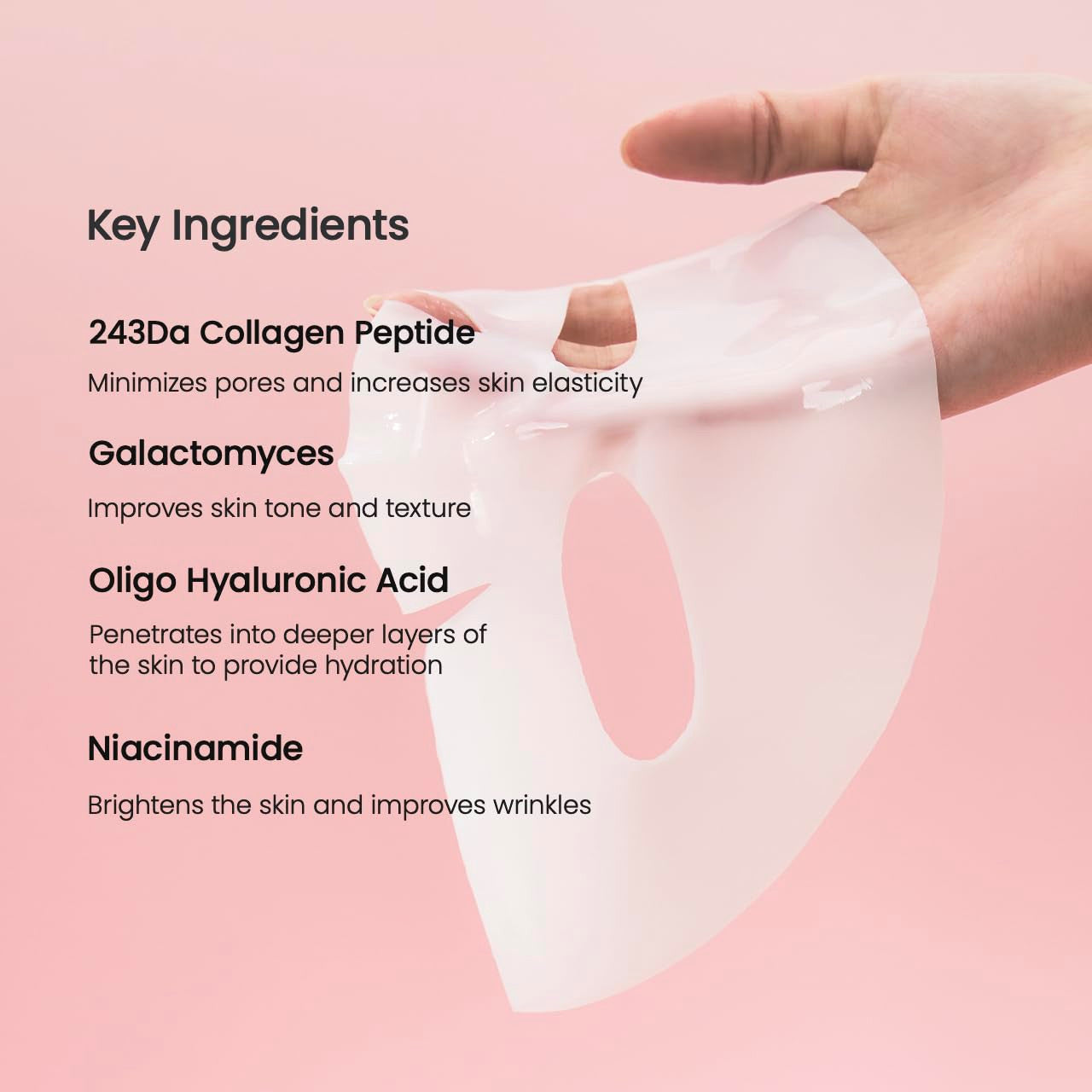 BIODANCE  Collagen Real Deep Hydrating Overnight Hydrogel Mask (1 Sheet)