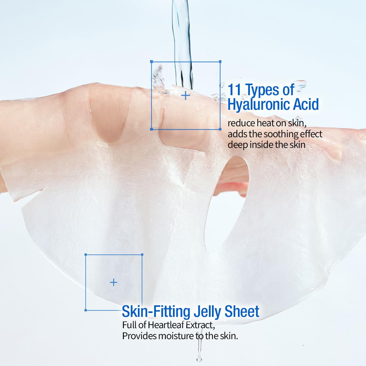 GOODAL Heartleaf Hyaluron Soothing Jelly Mask (1Sheet)