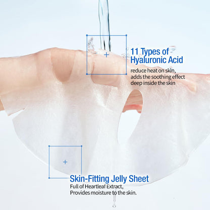 GOODAL Heartleaf Hyaluron Soothing Jelly Mask (1Sheet)