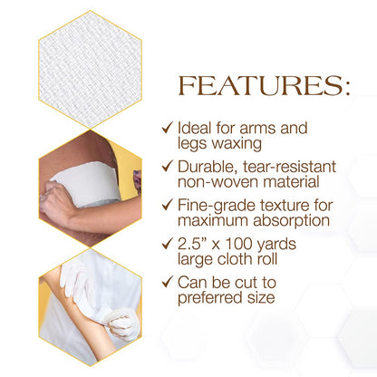 GIGI Natural Muslin Epilating Roll (2.5" x 100 Yards)