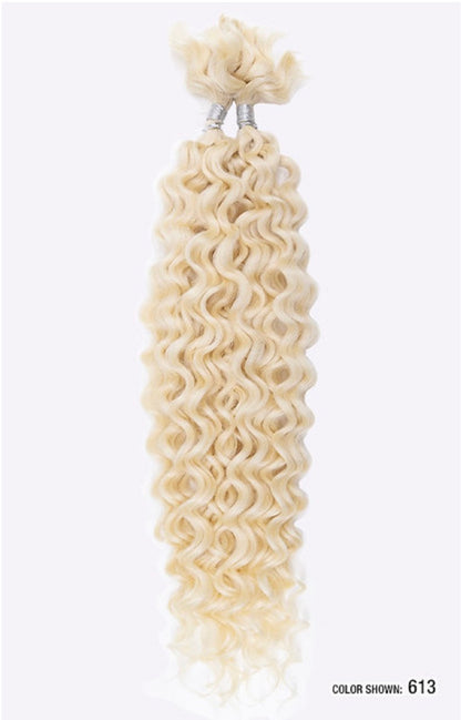 Mayde Beauty Synthetic Bloom Bundle Weave - Wet & Curly Bulk 24″