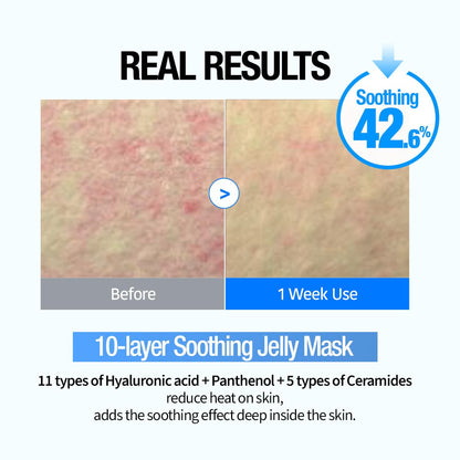 GOODAL Heartleaf Hyaluron Soothing Jelly Mask (1Sheet)