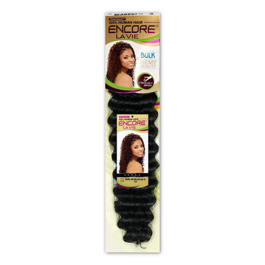 [WHOLESALE] Janet Collection Human Hair Blend Braids Encore La Vie New Deep Bulk (18"-24")