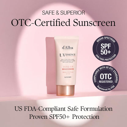 DALBA Waterfull Pink Correcting Tone-Up Sunscreen (1.69oz)