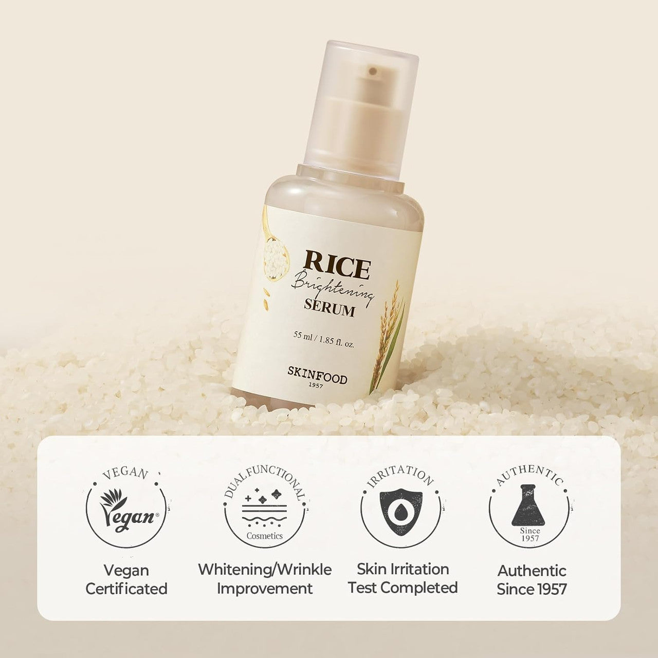[SKINFOOD] Rice Daily Serum (1.85oz)