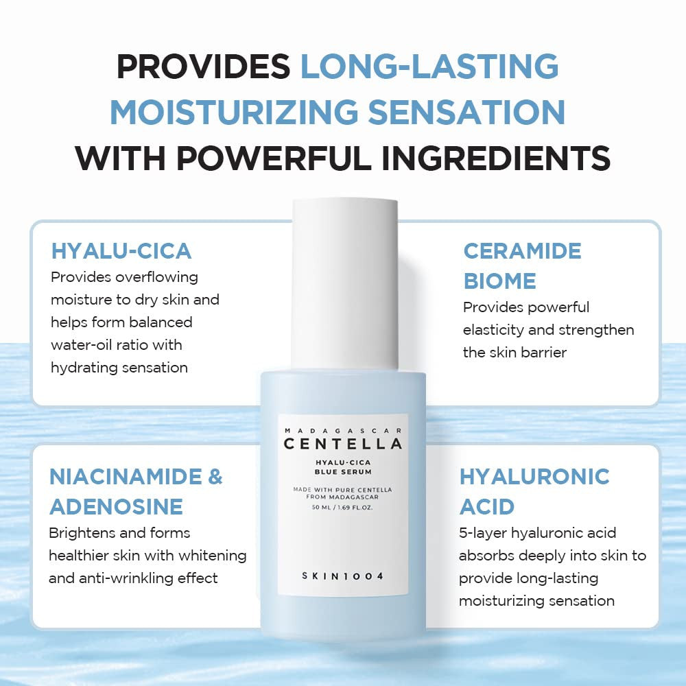[SKIN1004] Madagascar Centella Hyalu-CICA Blue Serum