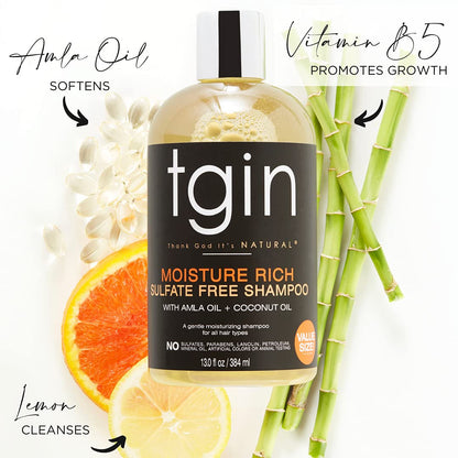 TGIN Moisture Rich Sulfate Free Shampoo