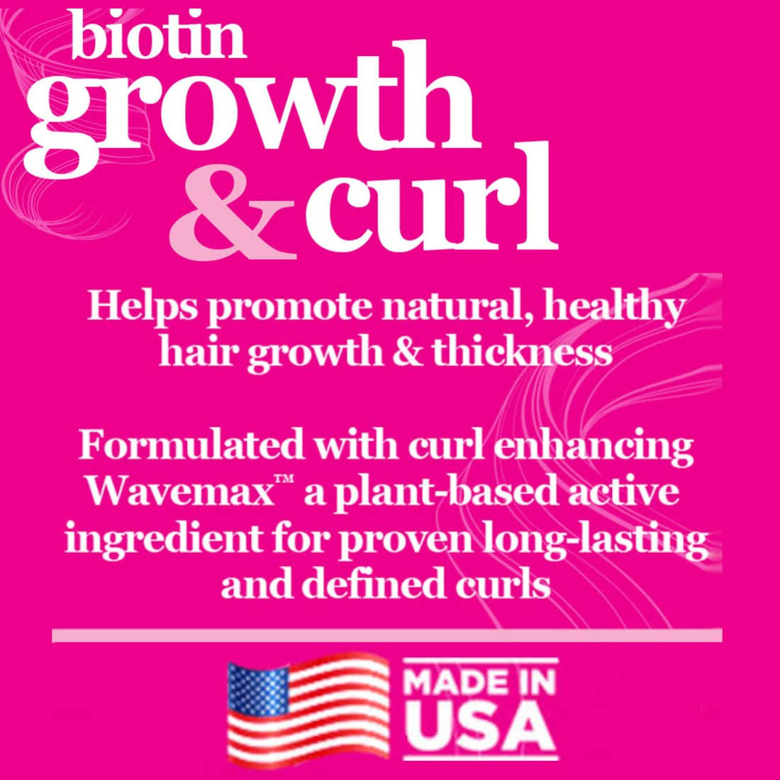 Difeel Growth & Curl Biotin Premium Hair Oil (8 oz)