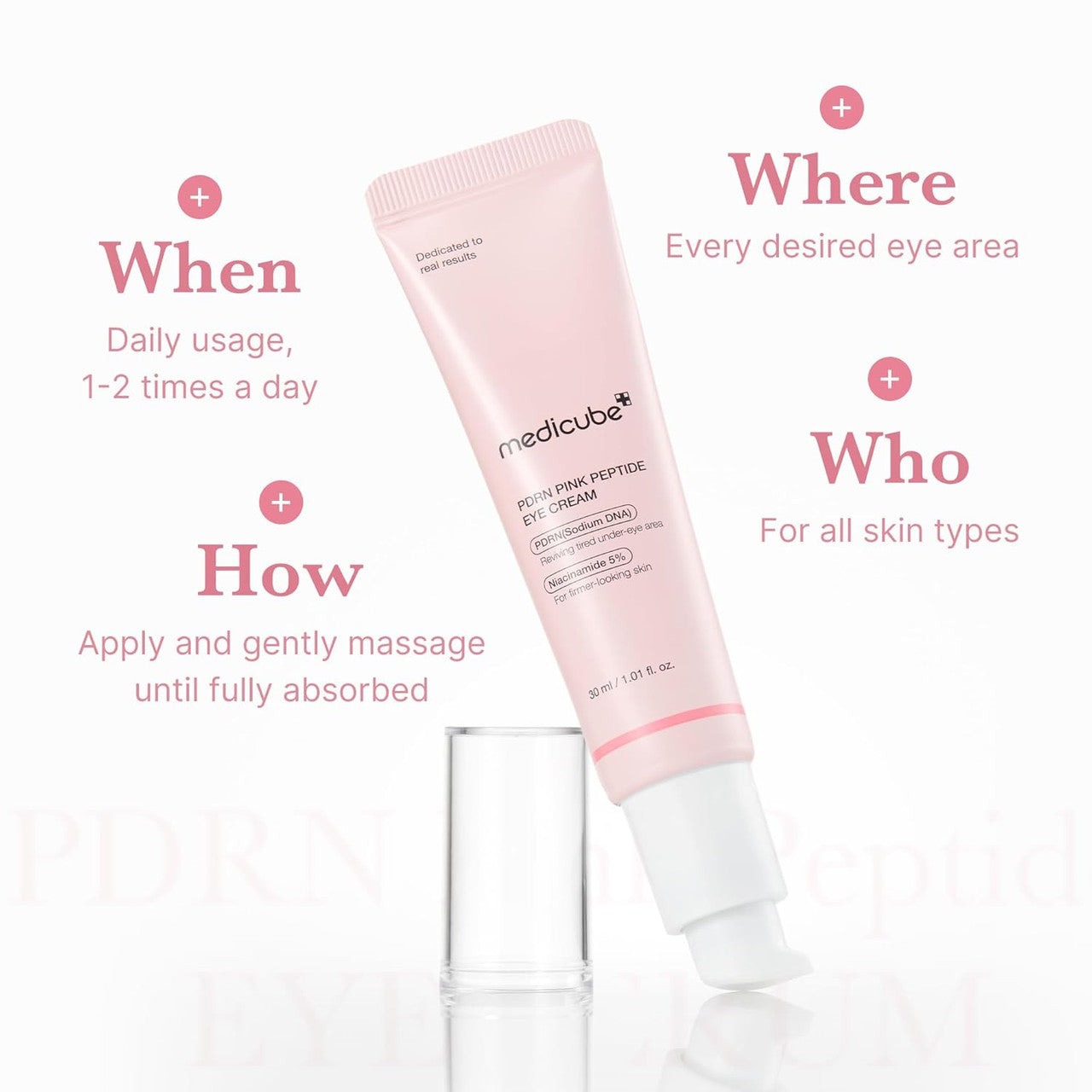 MEDICUBE PDRN Pink Peptide Eye Cream (1.01oz)