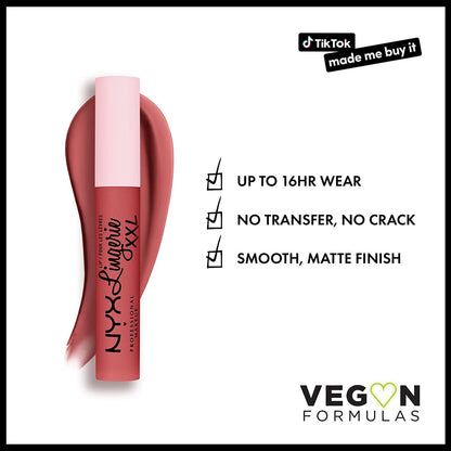 NYX Lip Lingerie XXL Long-Lasting Matte Liquid Lipstick