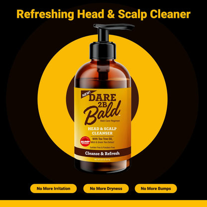 HIGH TIME Dare 2B Bald Head & Scalp Cleanser (8oz)