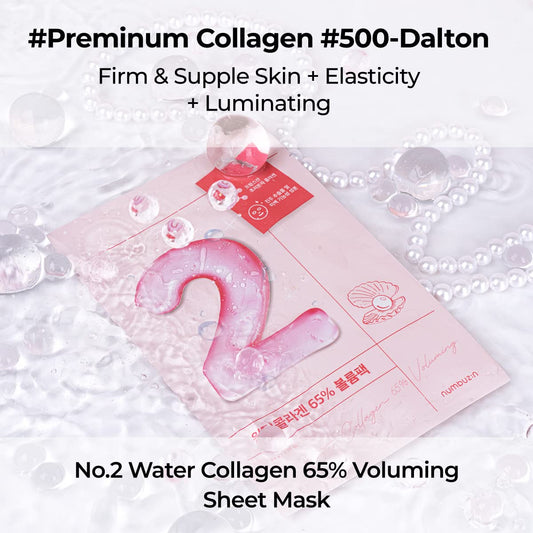 NUMBUZIN No.2 Water Collagen 65% Voluming Sheet Mask (1Sheet)