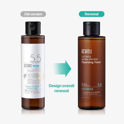 ACWELL Licorice pH Balancing Cleansing Toner (5.07 oz)