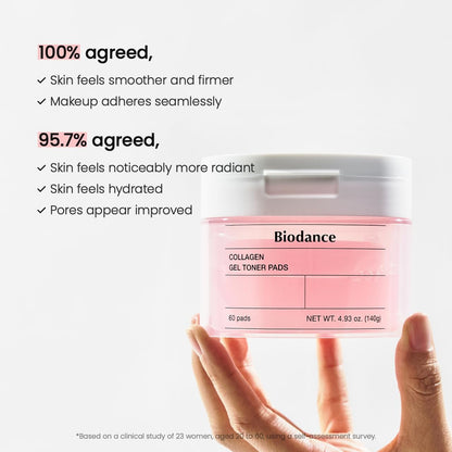BIODANCE Collagen Gel Toner Pads (60 Pads)