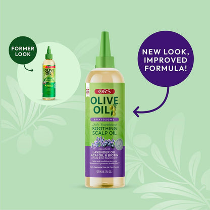 ORS Olive Oil Lavender, Acai & Biotin Soothing Scalp Oil (4.3oz)