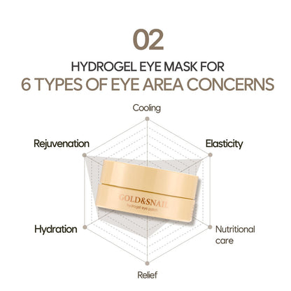 PETITFEE Gold & Snail Hydogel Eye Patch (60ea)
