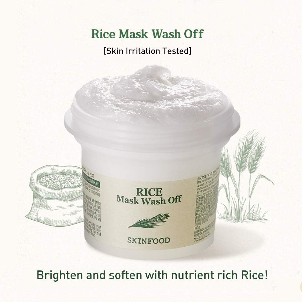 [SKINFOOD] Rice Mask Wash Off (4.23 oz)