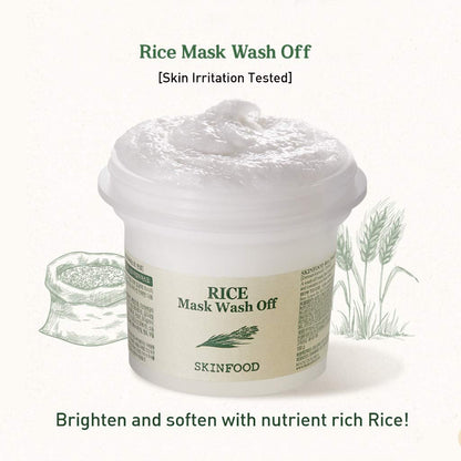 [SKINFOOD] Rice Mask Wash Off (4.23 oz)