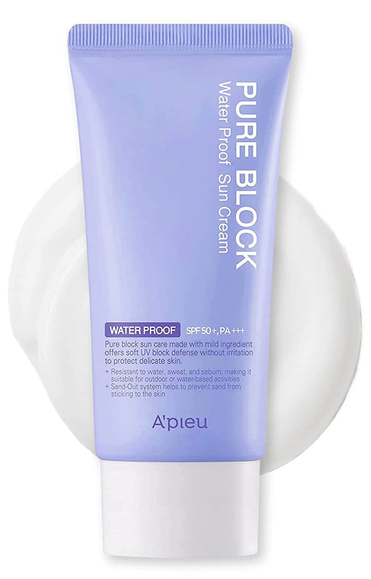 [A'PIEU] Pure Block Water Proof Sun Cream SPF50+/PA+++ (1.69 oz)