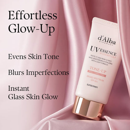 DALBA Waterfull Pink Correcting Tone-Up Sunscreen (1.69oz)