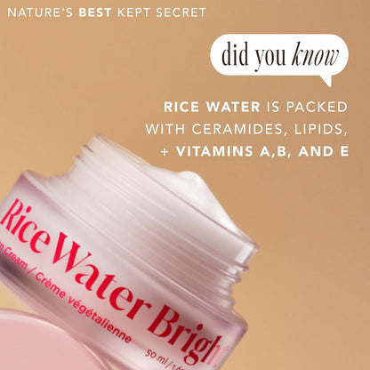 THE FACE SHOP Rice Water Bright Cream, Vegan (1.69oz)