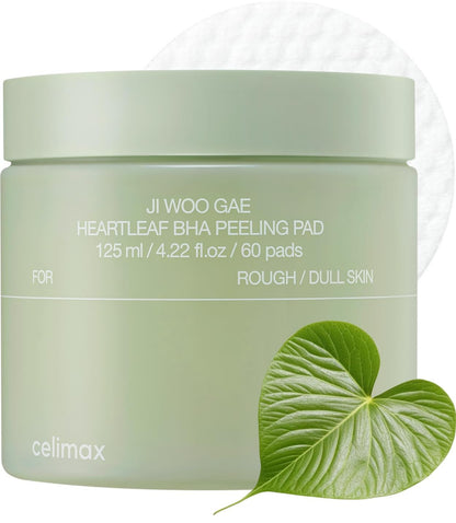 CELIMAX Heartleaf BHA Peeling Pad (60 Pads)