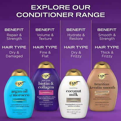 OGX Thick Full Biotin Collagen Conditioner (13oz)