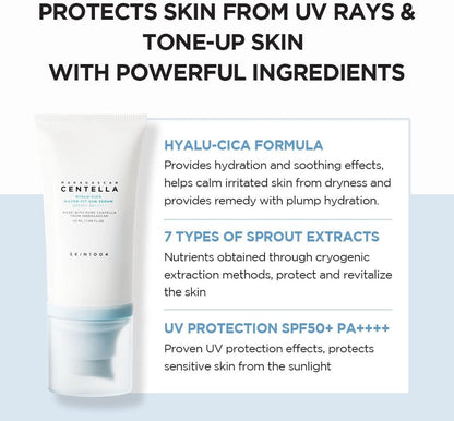[SKIN1004] Madagascar Centella Hyalu-Cica Water-Fit Sun Serum (Twin Pack)