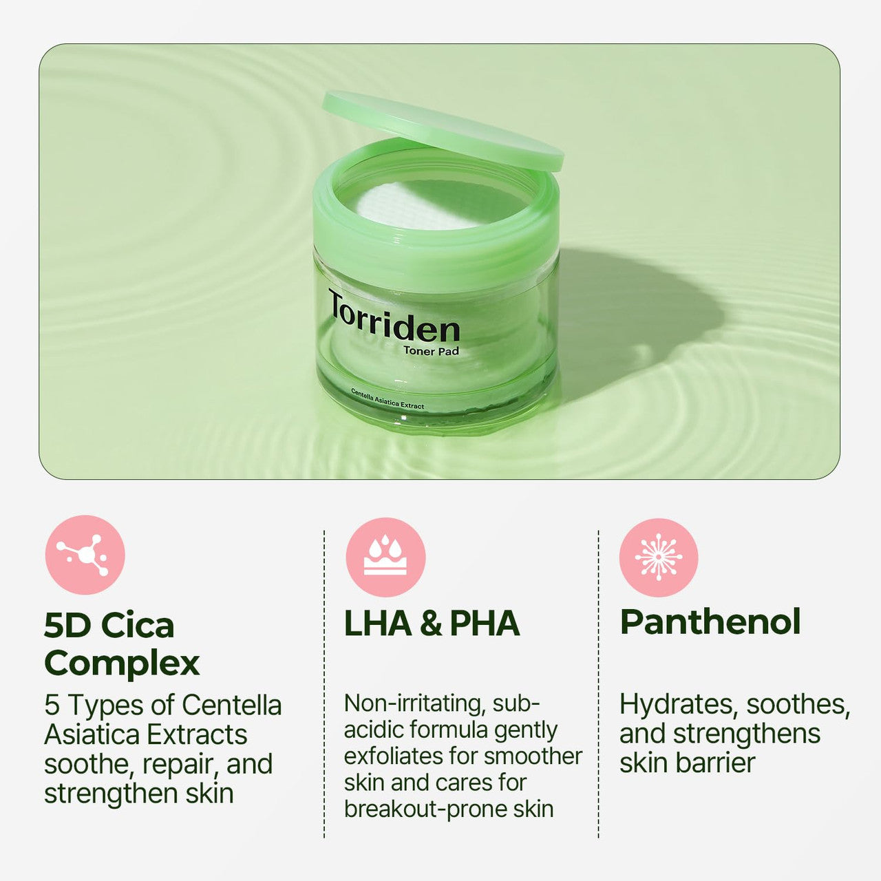 TORRIDEN Balanceful Cica Toner Pad (60 pads)