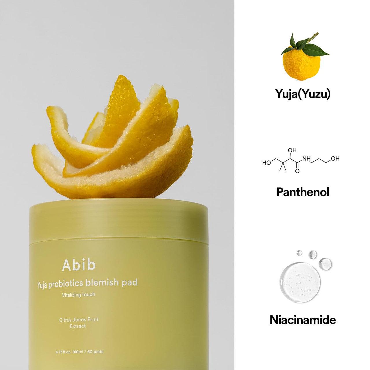 [Abib] Yuja Probiotics Blemish Pad (60 Pads)