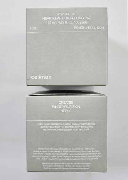 CELIMAX Heartleaf BHA Peeling Pad (60 Pads)