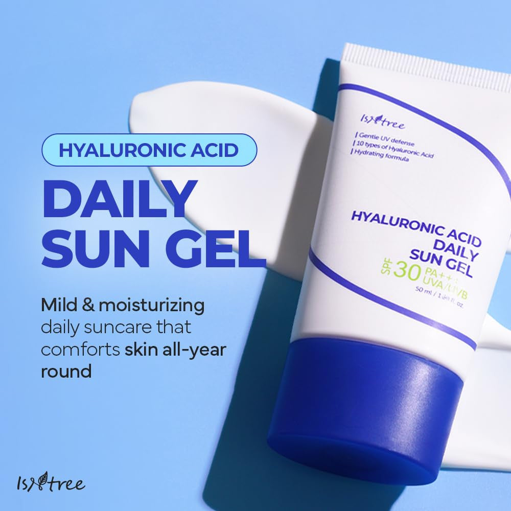 [ISNTREE] Hyaluronic Acid Daily Sun Gel, SPF 30 (1.69 oz)