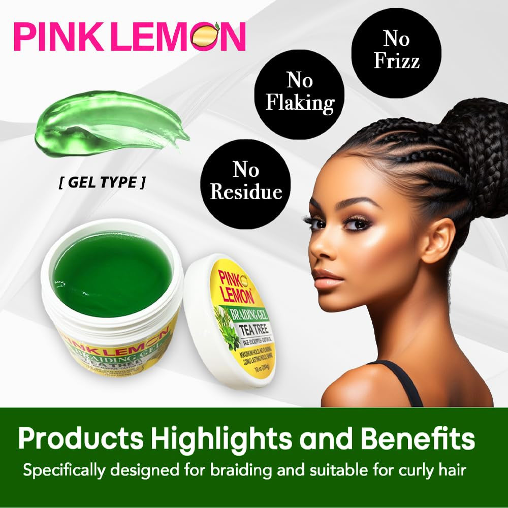 PINK LEMON Braiding Gel