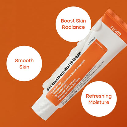 PURITO Sea Buckthorn Vital 70 Cream (1.69oz)